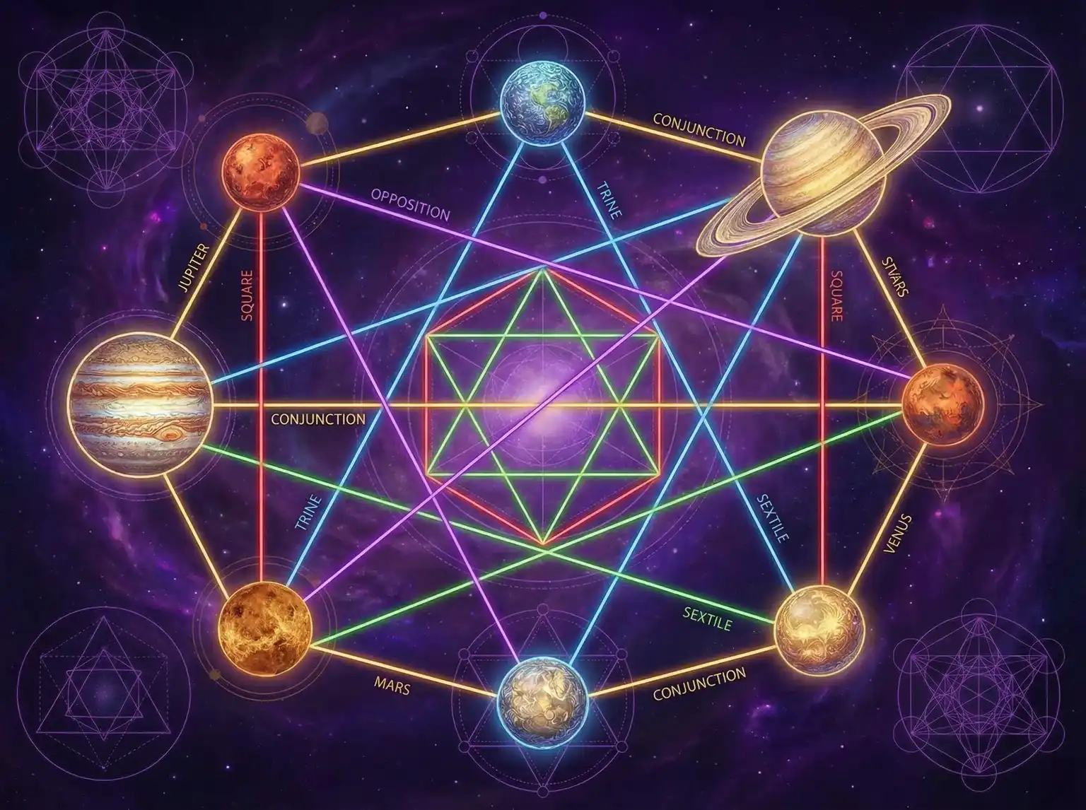 行星相位解读 - 蝌蚪在线播放视频 | 占星学进阶